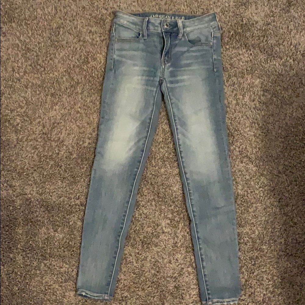 American Eagle "super super stretch" jeans